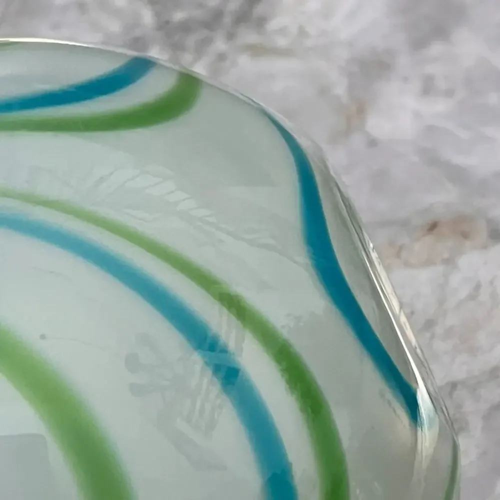 Hand Blown Art Glass Vase 8